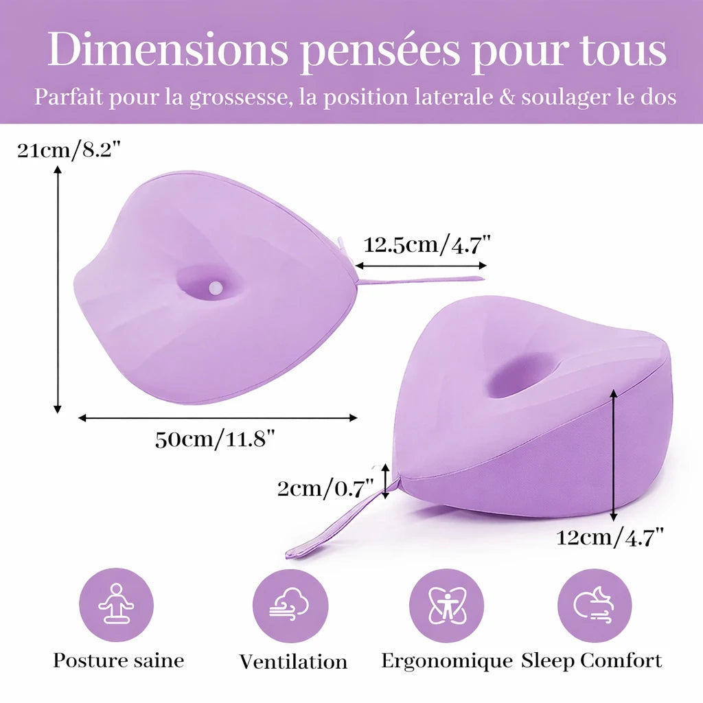 Coussin Genoux Ergonomique à Mémoire de Forme