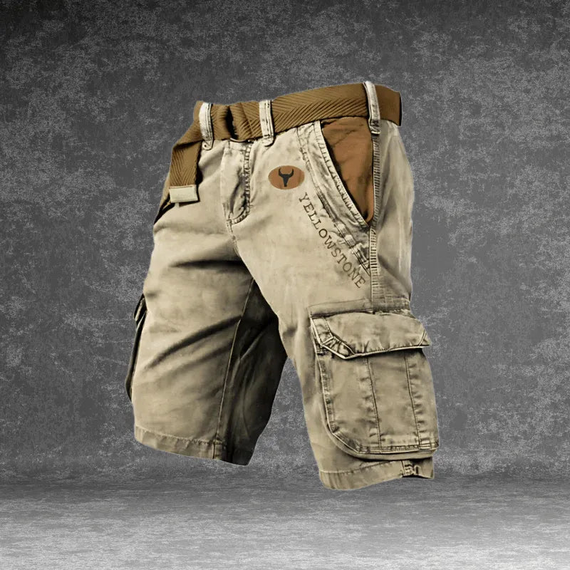 MAVERICK | Short Cargo Homme Léger avec Poches Multiples