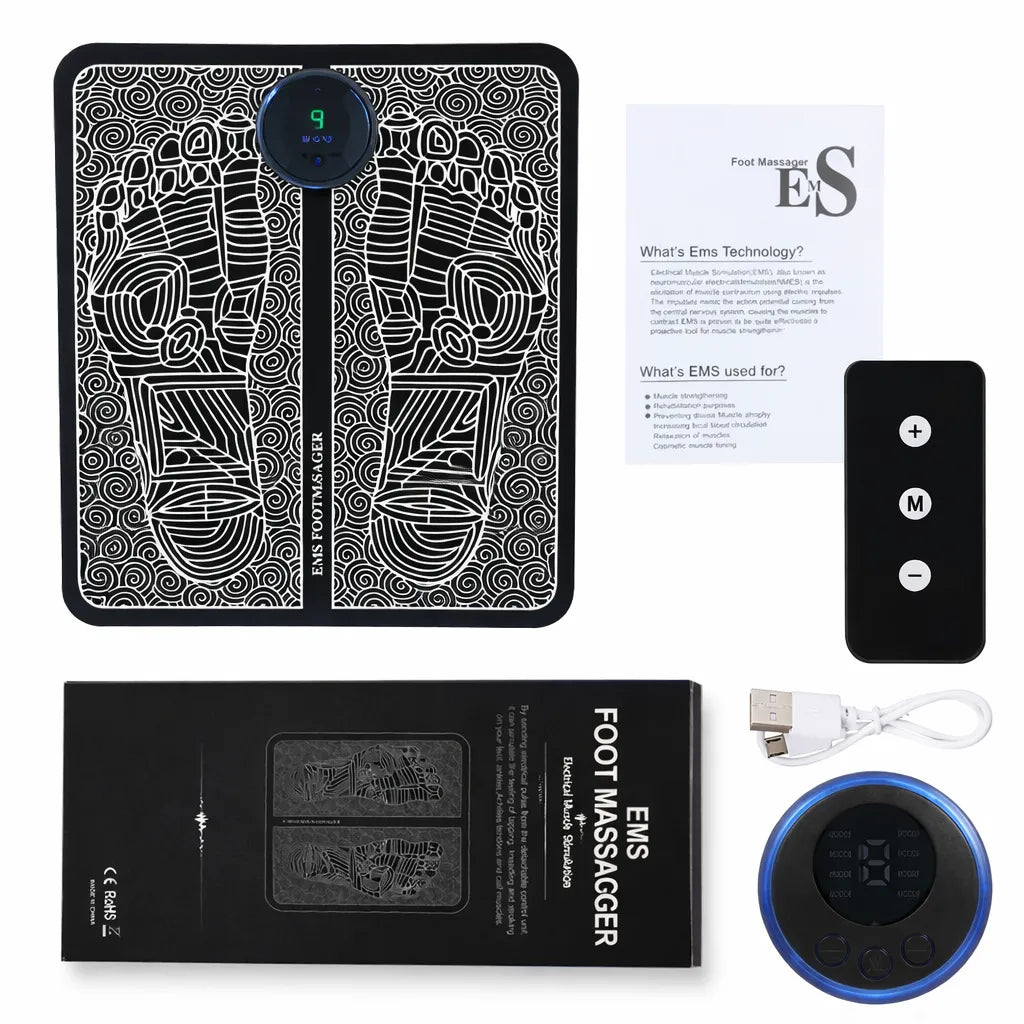 Appareil de Massage des Pieds – Tapis de massage électrique des pieds