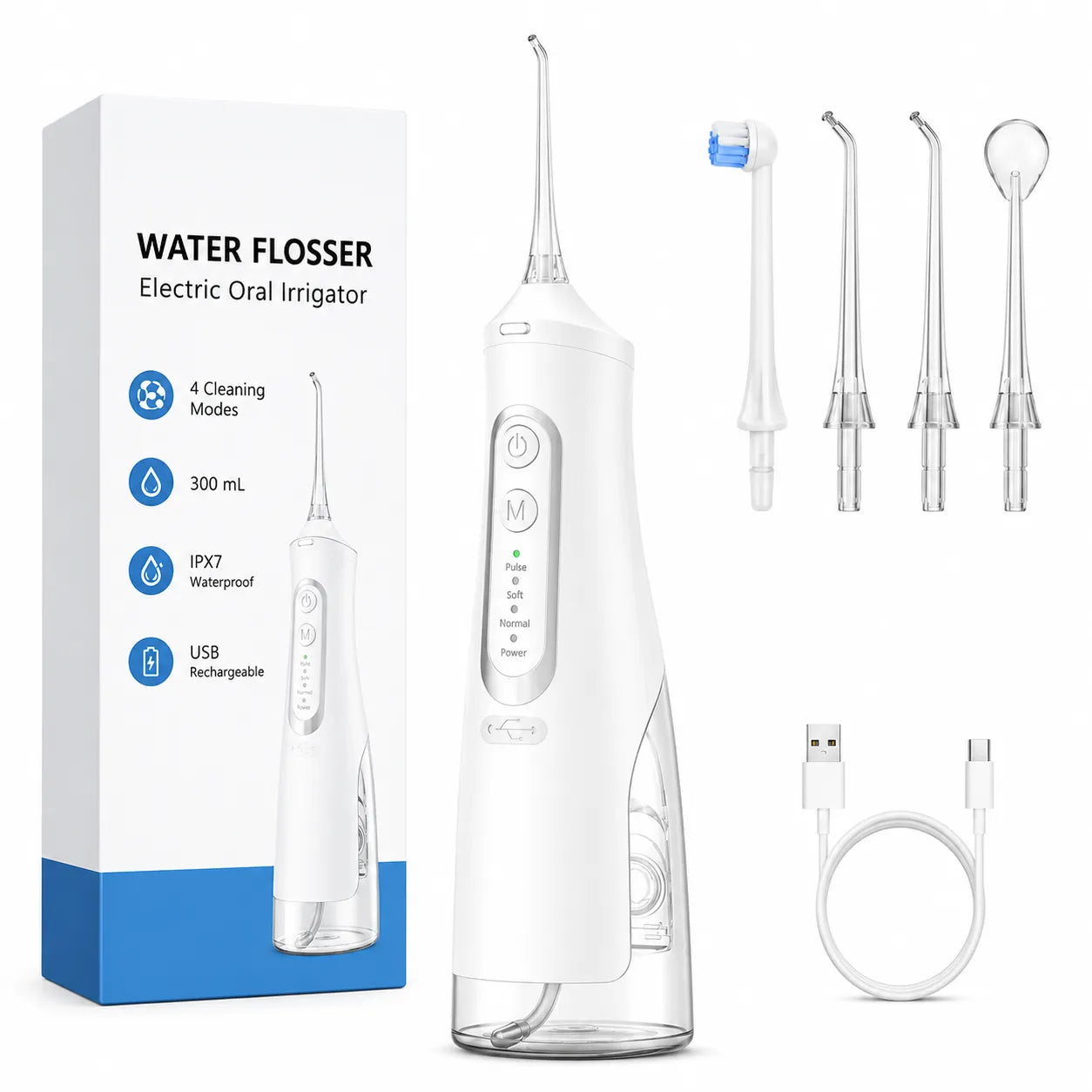 Hydrova – Jet Dentaire Portable IPX7 Rechargeable