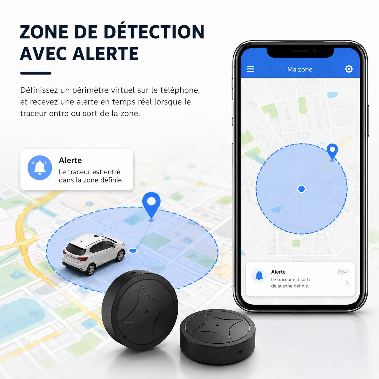 Mini Traceur GPS Magnétique | Localisateur compact pour objets et bagages