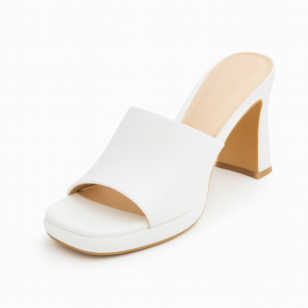 Sandales à Talon Carré Femme – Plateforme Haute & Bout Carré