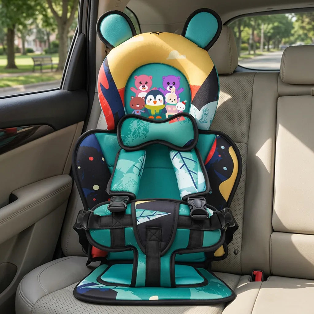 TravelSafe | Siège Rehausseur Voiture Enfant Pliable – Siège Auto Bébé Portable
