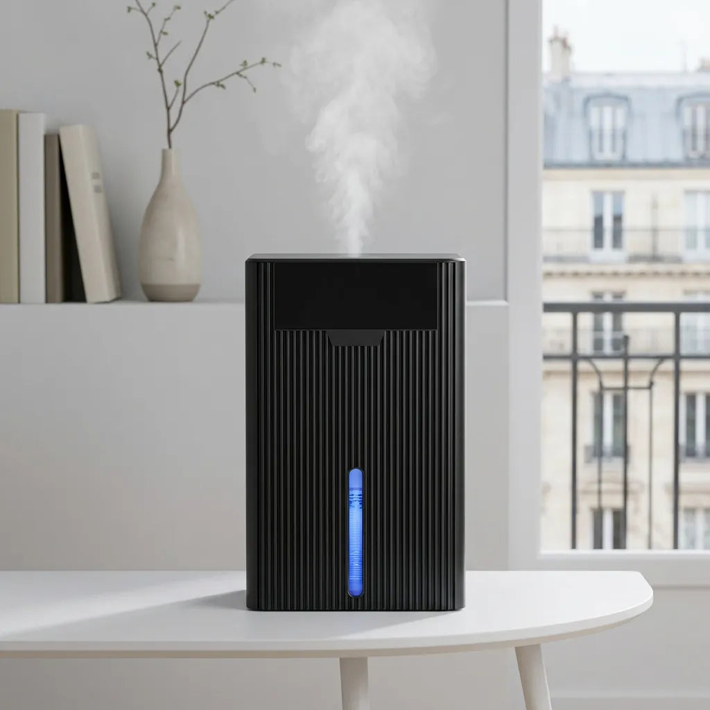 Déshumidificateur Électrique | Absorbeur d'humidité portable, réservoir 1500 ML, arrêt automatique