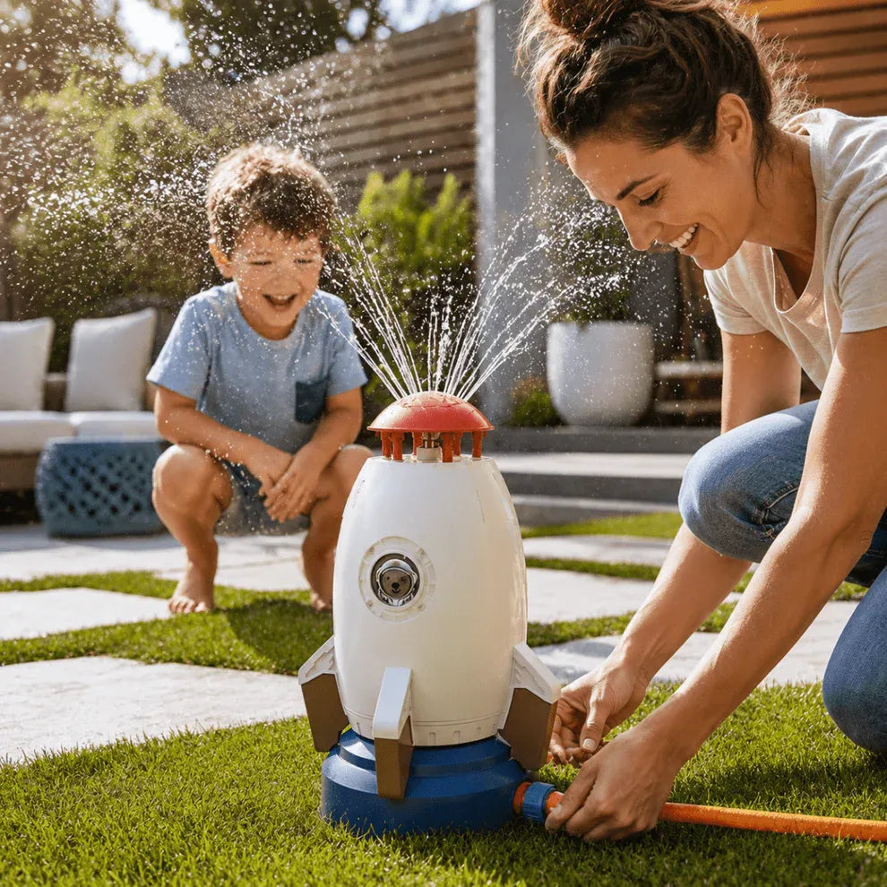 KidsSprayFun | Arroseur Rotatif 360° pour Jeux d’Eau Extérieurs