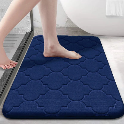 Tapis de Salle de Bain Moelly | Tapis de douche antidérapant en mousse à mémoire de forme
