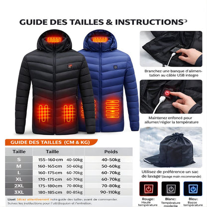 Doudoune Chauffante Homme & Femme