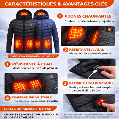 Doudoune Chauffante Homme & Femme