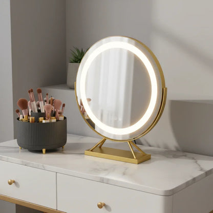 Lumina Miroir led Coiffeuse | Élégant & Sans Fil - miroir à maquillage