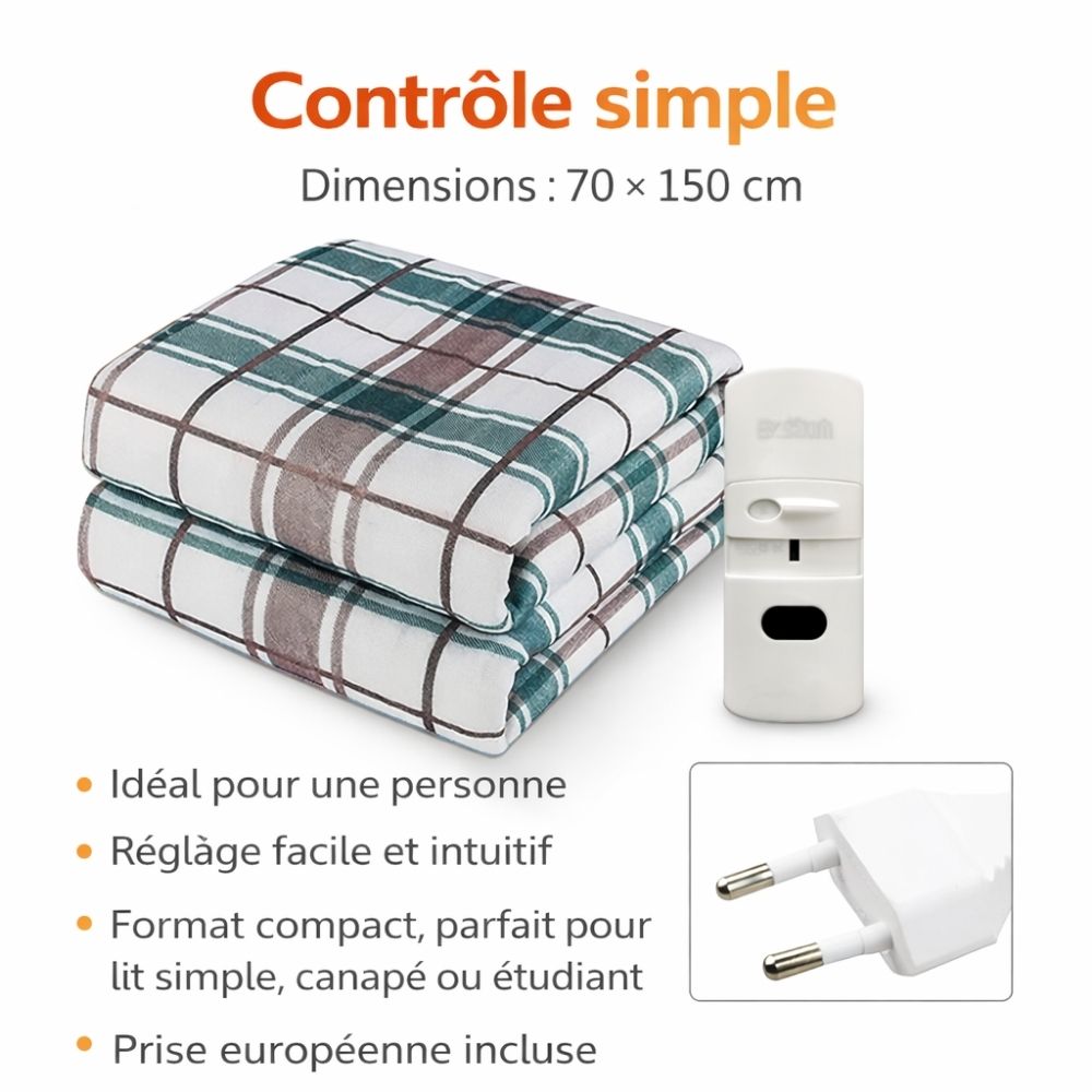 Couverture chauffante électrique