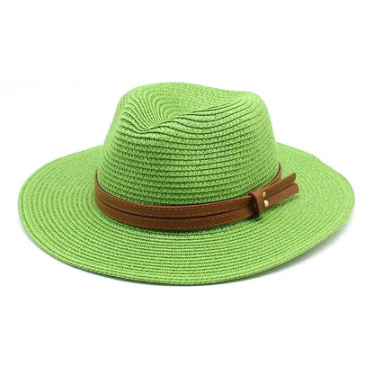 Élégance Riviera – Chapeau paille femme respirant style Panama