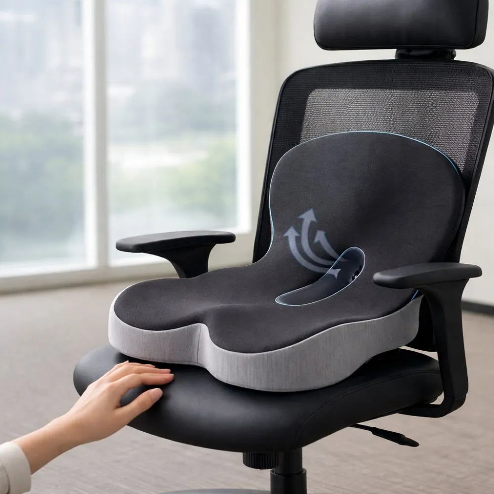 Coussin Lombaire Ergonomique en Mousse à Mémoire de Forme