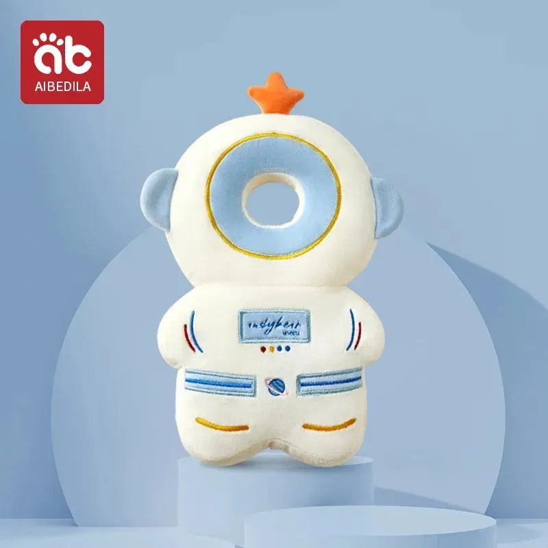 Doudou pour Bébé Protecteur | Coussin anti-chute à porter, protège-tête et dos motif astronaute