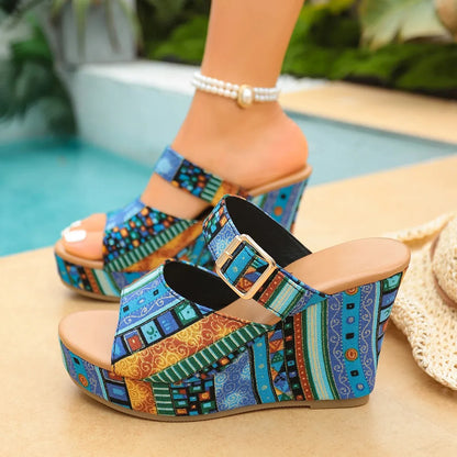 Calyra™ – Sandales compensées à plateforme pour femmes