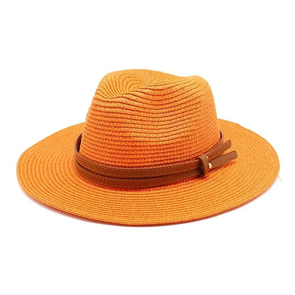 Élégance Riviera – Chapeau paille femme respirant style Panama