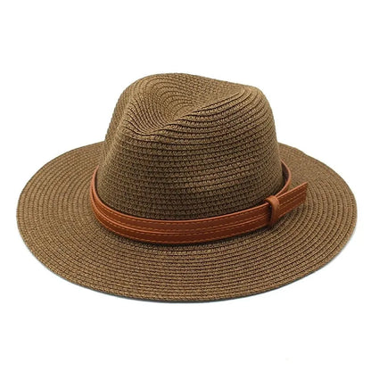 Élégance Riviera – Chapeau paille femme respirant style Panama