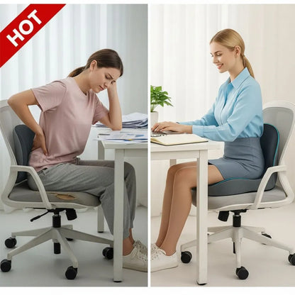 Coussin Lombaire Ergonomique en Mousse à Mémoire de Forme