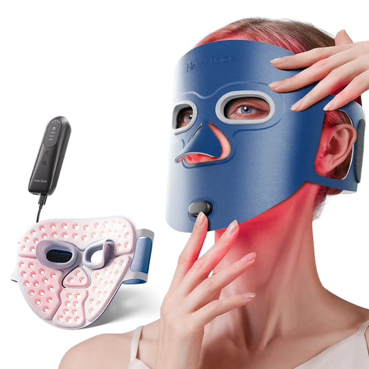 Masque Luminothérapie LED Visage – Soin Anti-Imperfections