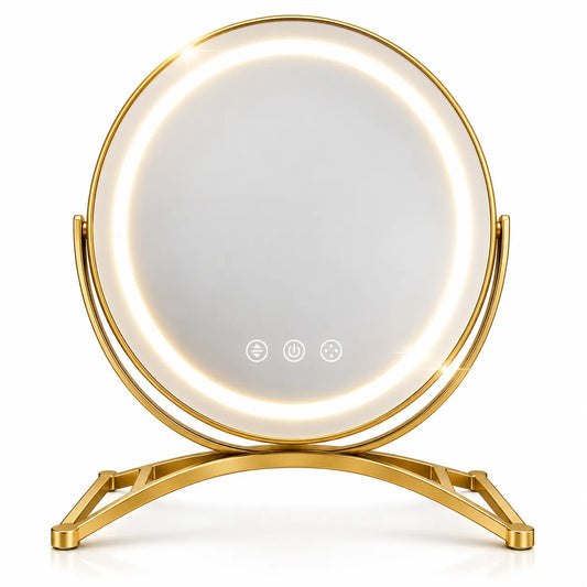 Aviro Miroir à Maquillage LED Rechargeable