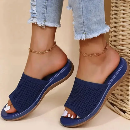 FLEXIA CONFORT™ | Sandales Plates Femme Confort Été – Légères Élastiques