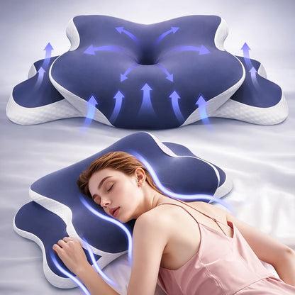 Oreiller Cervical Ergonomique à Mémoire de Forme