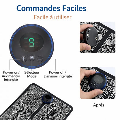 Appareil de Massage des Pieds – Tapis de massage électrique des pieds