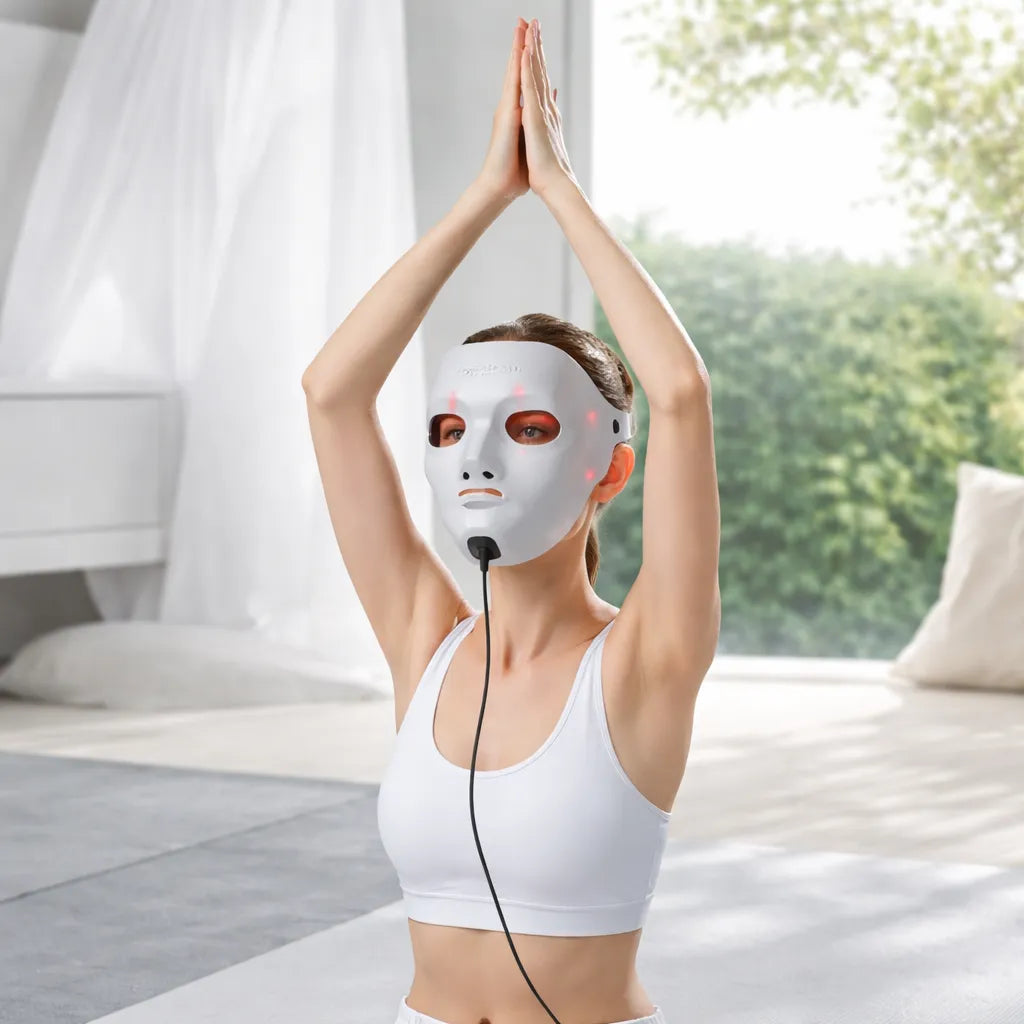 Masque Luminothérapie LED Visage – Soin Anti-Imperfections