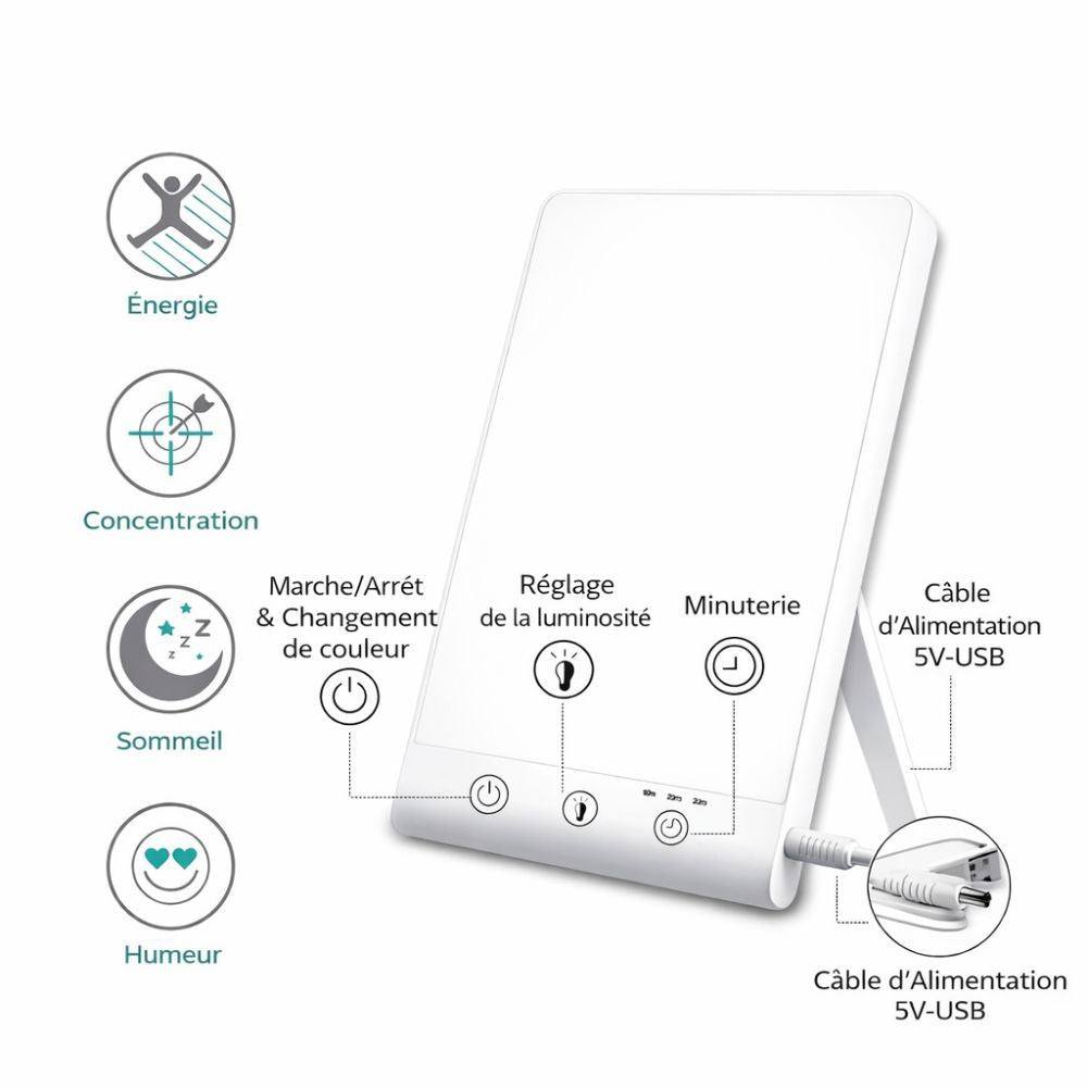Lampe Luminothérapie 10 000 Lux