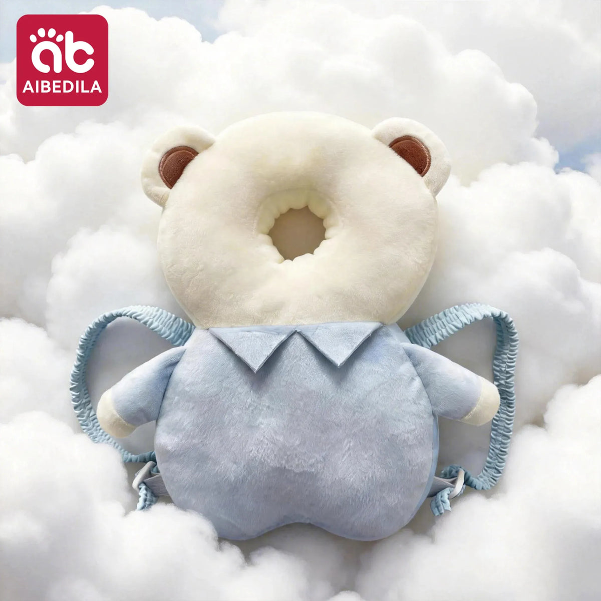 Doudou pour Bébé Protecteur | Coussin anti-chute à porter, protège-tête et dos motif astronaute