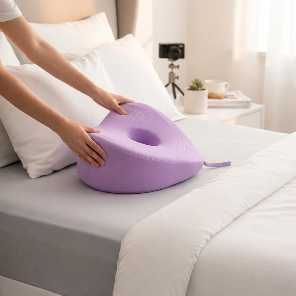 Coussin Genoux Ergonomique à Mémoire de Forme