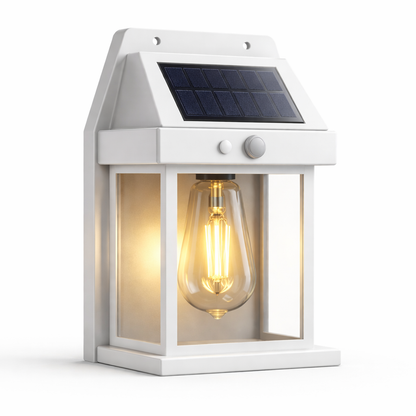 Applique Murale Solaire Effet Tungstène