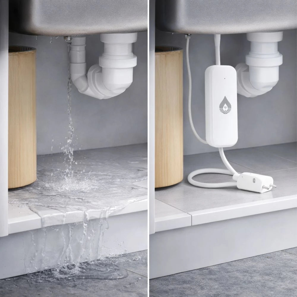 Détecteur de Fuite d’Eau Connecté WiFi