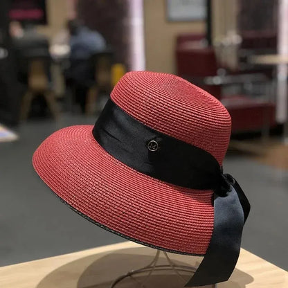 Esprit Hepburn | Chapeau paille femme large bord élégant