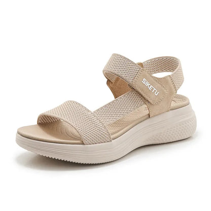 ACTIVA CONFORT™ | Sandales Compensées Femme Confort Été – Ajustables Légères