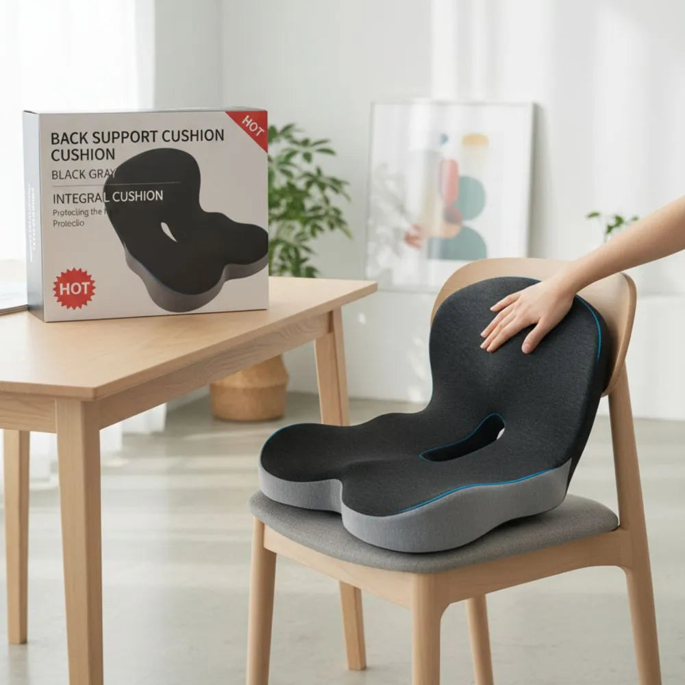 Coussin Lombaire Ergonomique en Mousse à Mémoire de Forme
