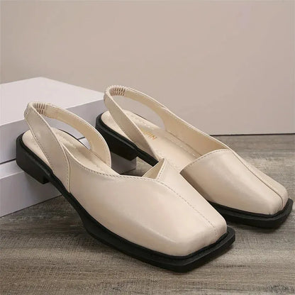 NOIRÉA ÉLÉGANCE™ | Sandales Plates Noires Femme Élégantes Été – Confort Chic