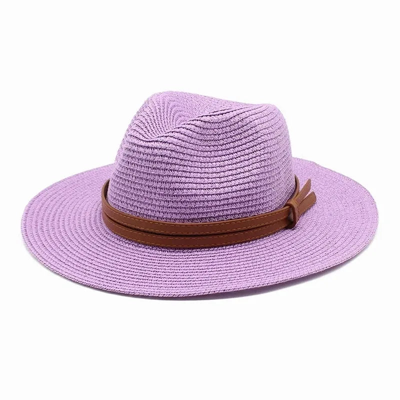 Élégance Riviera – Chapeau paille femme respirant style Panama