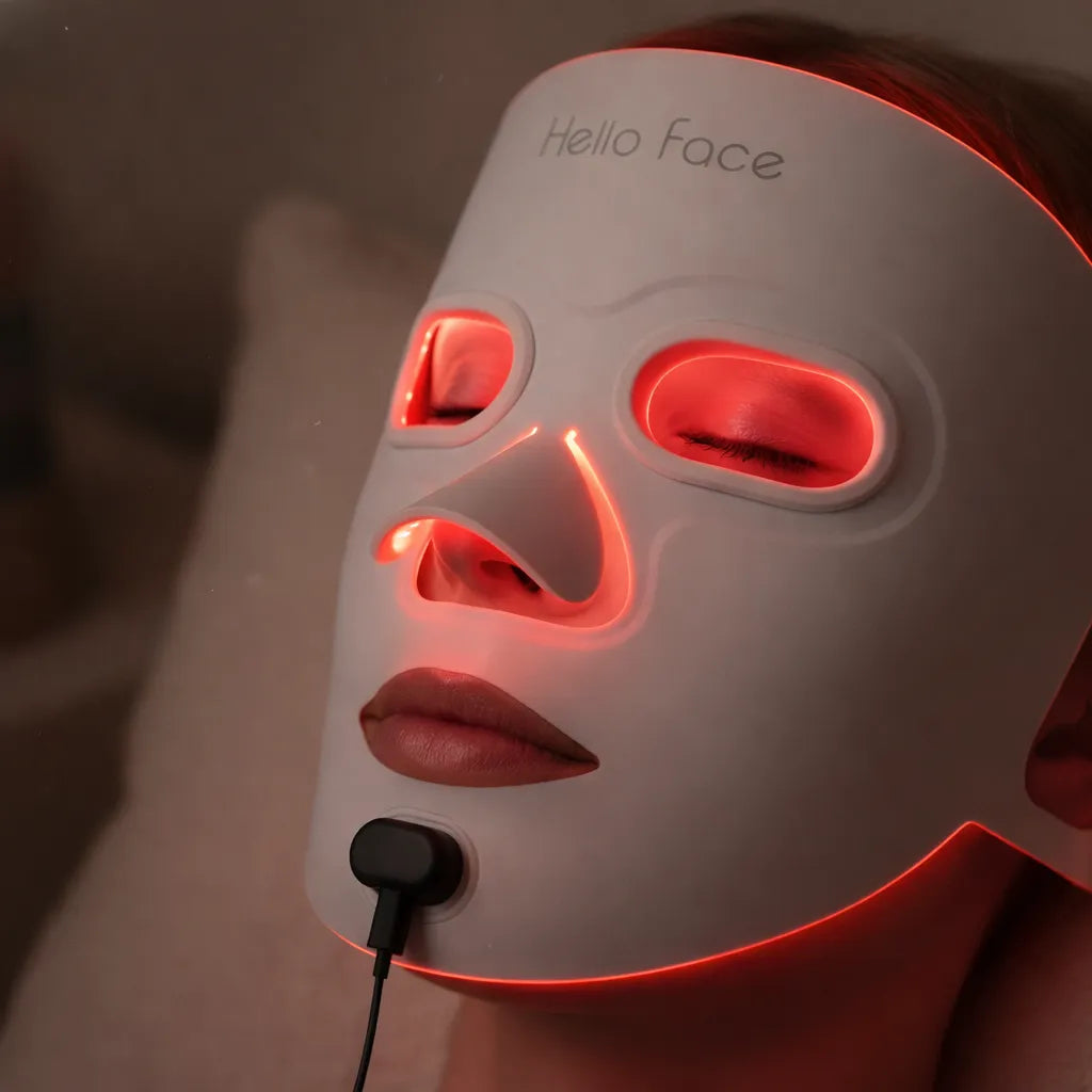 Masque Luminothérapie LED Visage – Soin Anti-Imperfections