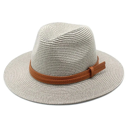 Élégance Riviera – Chapeau paille femme respirant style Panama