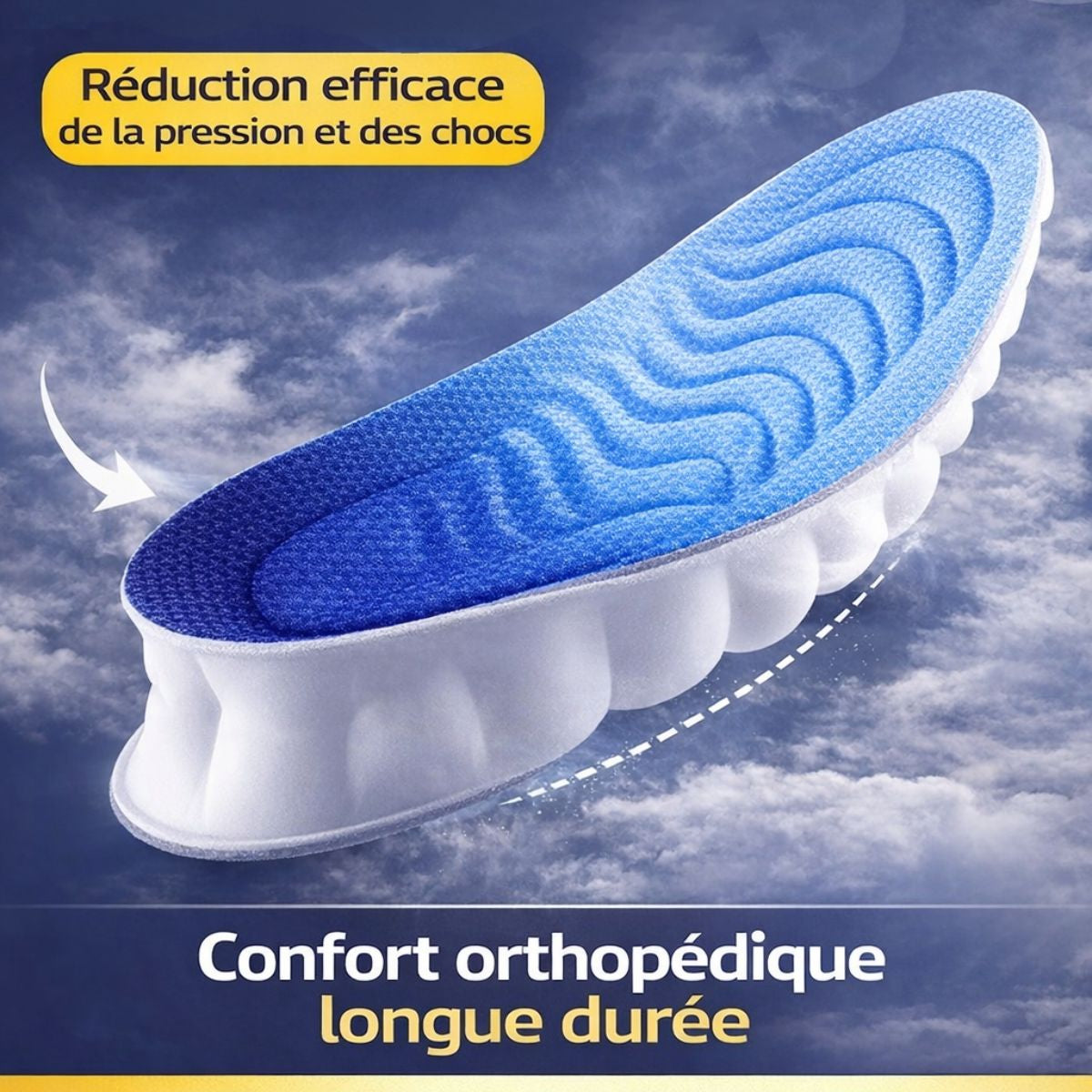 Semelle orthopédique de sport