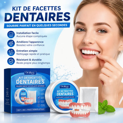 SmileFlex | Prothese Dentaire Amovible avec Dentier en Silicone Souple