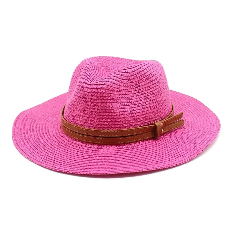Élégance Riviera – Chapeau paille femme respirant style Panama