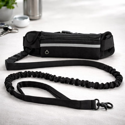 Laisse Mains Libres Anti-Traction pour Chien avec Amortisseur