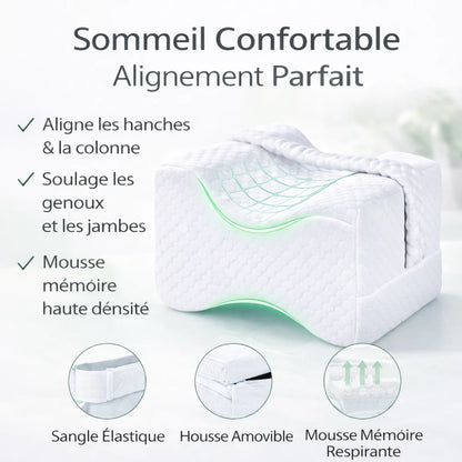 Oreiller ergonomique pour genoux