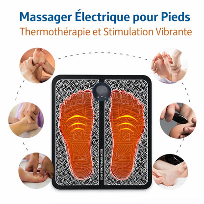 Appareil de Massage des Pieds – Tapis de massage électrique des pieds