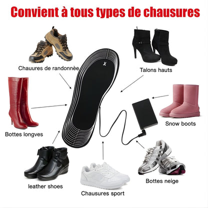Semelle chauffante électrique