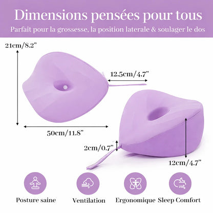 Coussin Genoux Ergonomique à Mémoire de Forme