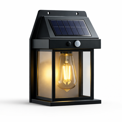 Applique Murale Solaire Effet Tungstène