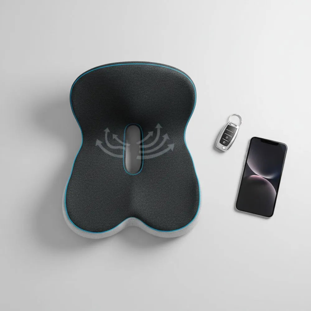 Coussin Lombaire Ergonomique en Mousse à Mémoire de Forme