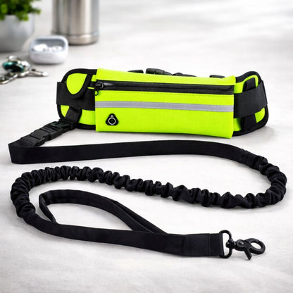 Laisse Mains Libres Anti-Traction pour Chien avec Amortisseur